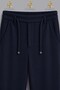 Boys' Plain Trousers 4.Mdl Elastic Waist Lycra Folded-Cuff Style - 4