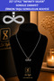 Zet Style Infinity Silver Endless Elegance Necklace – Zircon Stone Infinity Necklace, Minimal Chic Women's Necklace - 5
