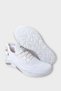 Knitwear Lace-Up Women's Sports Shoes White - 5