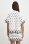 Boxy Fit Short Sleeve Embroidered Shirt - 6