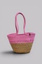 Straw Jute Women's Shoulder Bag, 100% Handmade, Cotton, Vegan, Jute Straw Beach Bag