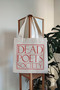 Dead Poets Society Logo Printed Canvas Tote Bag with Velcro and Internal Pocket - 3
