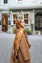 Amore Tree Pattern Shawl - Camel