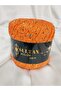 Sequin Shine Orange Shimmering Sequin Hand Knitting Yarn 50Gr. (4 Pieces) - Color: 2702