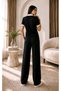 Christian Siyah Double Suit Palazzo Compact Fabric Modal Fabric Trousers Set (Soft Fabric and Non-Shrinkable) - 4