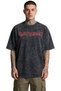 Unisex Iron Maiden Grid Wall Back Print Washable T-Shirt, Oversized Rock Band Themed Retro Tshirt - 2