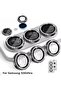 Samsung Galaxy S26 Ultra Compatible Shiny Camera Lens Protector with Stone Finish Glass and Frame Camera Protection Lens