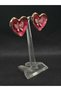 Love Themed Red Enamel Women's Steel Titanium Earrings with Heart and Butterfly Figures Summer Stylish Style New Gift Jewelry Accessory - 5
