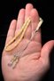 Wrist Length Silver Tasseled Rock Drop Amber Prayer Beads - 3