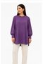 Women's Straight Cut Linda Fabric Round Neck Regular Cut Top Quality Tunic