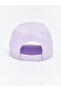 Lilac Text Embroidered Girl's Cap Hat from Güli̇s Gi̇yi̇m - 3