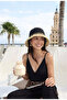 Aesthetic Design Two-Color Crochet Women's Hat - 2