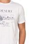 6138 Men's Short Sleeve Crew Neck Pajama Set-White - 2