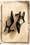 Tula Black Patent Leather Heeled Shoes - 5