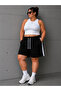 Women's Striped Combed Cotton Shorts - 2