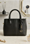 Women's Black Leather Crossbody Hand & Shoulder Bag 424