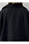 Aydan Snap Fastener Waist-Tightening Jacket with Elasticated Sleeves - Eu3225 Black - 6