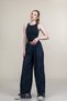 Women's Summer Black Bella Tulle Lace Lined Straight-Leg Stylish Daily Comfortable Trousers 30363 - 3