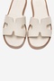 Biora Ecru Genuine Leather Women's Slippers - 2