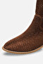 Women's perforated summer short boots a035-k519 - 3