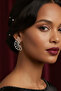 Accessories Crystal Stone Bowknot Shape Women's Earrings Sparkling Stylish Design
