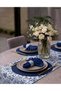 American Service Set, New Season, 6 Cobalt Blue Supla, 6 Cobalt Blue Napkins, 6 Napkin Rings and Runner Cover Mavialtigen Tk - 3