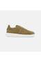 Men's Mink Lace-Up White Sole Suede Sports Shoes - 2