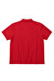 Men's Large Size Red Polo Collar Short Sleeve Leaf T-Shirt 3Xl-4Xl-5Xl-6Xl - 5