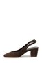 26S-6300 Brown Women's Heeled Shoes - 3