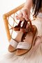 Zri̇n1-07 Premium Beige Genuine Leather Padded Women's Sandals - 4