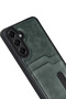 Ilkeshop New Galaxy A17 5g Sara Leather Case with Business Card Holder (140843) - Green - 3