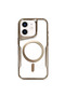 Ilkeshop New iPhone 12 Case Boyi Magsafe Silicone Cover (153349) - Brown