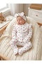 100% Cotton 5-Piece Bandanas with Ruffled Shoulders and Red Hearts Hospital Release Set Baby&Child Set - 3