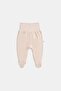 Natural Modal Cotton Newborn Baby Booties Bottom L Safari Ecru - 2