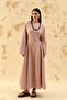 Soft Pink Organic Linen Volume Dress - 2
