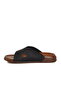 Black Cross-Strapped Lightweight Men's Slippers Pc-7412 m - 4