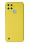 Ilkeshop New Realme C25Y Case Nano Velvet Silicone (194958) - Yellow
