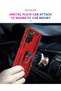 Ilkeshop New Galaxy A03S Case Sofia Ring Silicone Cover (94210) - Red - 7