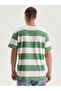 Xside Crew Neck Short Sleeve Striped Combed Cotton Men's T-Shirt (S5) - 4