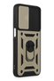 Ilkeshop New Galaxy M34 5g Case with Pars Lens Ring Silicone (125512) - Gold - 3
