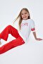 Girl's two-piece set, top in combed cotton, bottom in two-ply yarn, 100% cotton. - 6