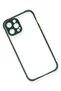 Ilkeshop New iPhone 12 Pro Max Case Miami Transparent Silicone - (140508) Dark Green - 3
