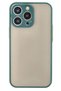 Ilkeshop New iPhone 13 Pro Max Case Montreal Silicone Cover (175618) - Green