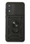 Ilkeshop New Galaxy A02 Case Pars Silicone with Lens Ring (191826) - Black