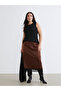 Esvab • Modern & Distinctive Plus Size Satin Skirt with Lace Detail
