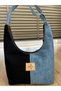 Women's Denim Shoulder Bag Daily Use Jean Bag - 3