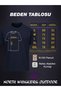 Bending Bars Periodic Table Printed Sports Navy Blue Unisex 100% Cotton T-Shirt - 6