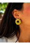 Polymer Clay Green Melted Women's Earrings Summer Accessory - 8