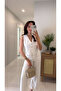 Donters White Lined Vest - 2