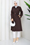 Women's Belted Pocketed Zipper Closure Cap - 3